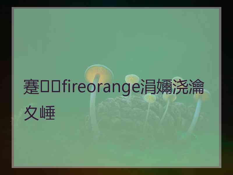 蹇fireorange涓嬭浇瀹夊崜