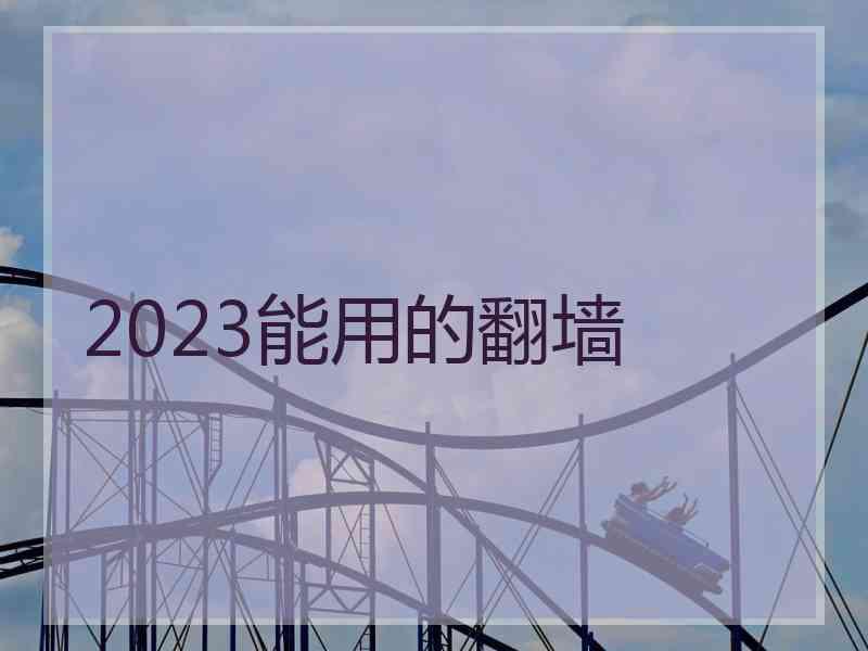 2023能用的翻墙