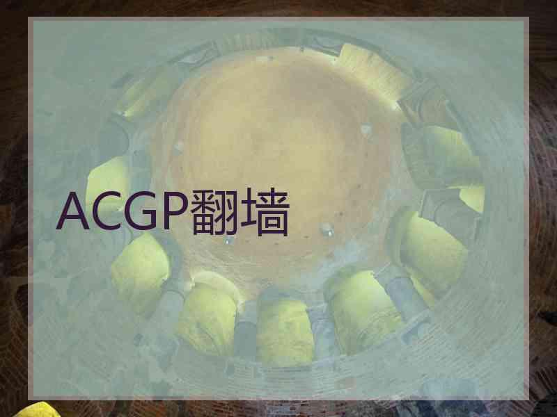 ACGP翻墙