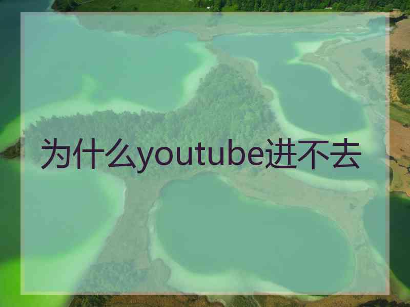 为什么youtube进不去