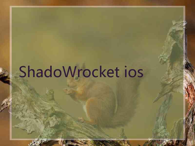 ShadoWrocket ios