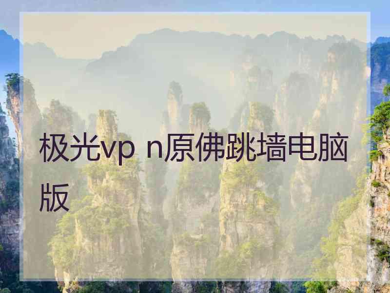 极光vp n原佛跳墙电脑版