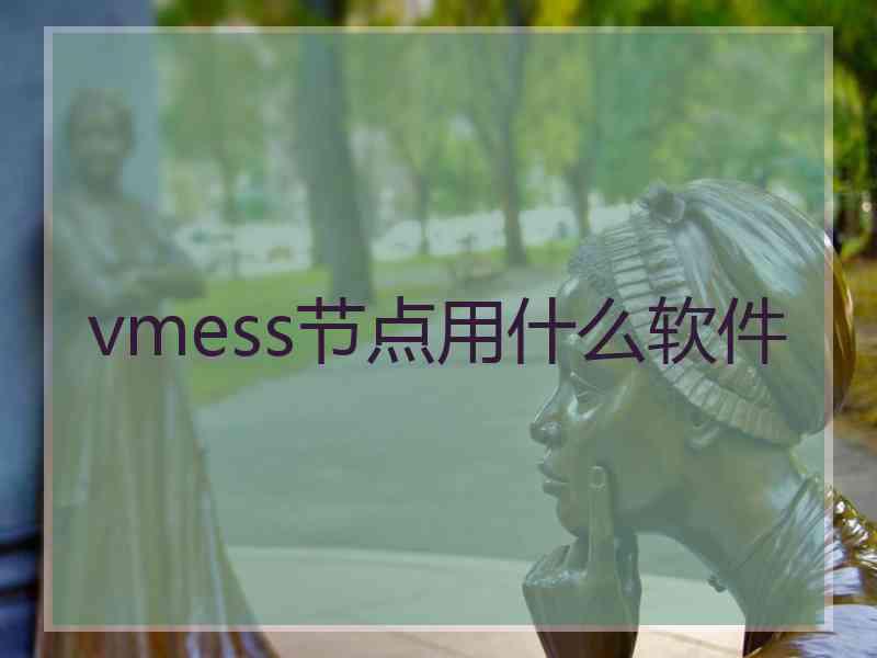 vmess节点用什么软件