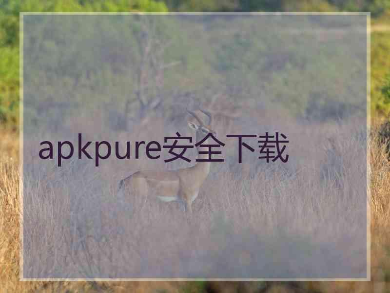 apkpure安全下载