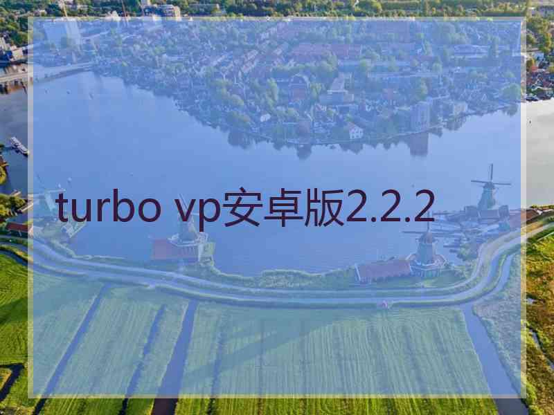 turbo vp安卓版2.2.2