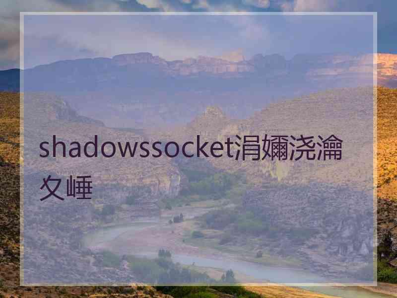 shadowssocket涓嬭浇瀹夊崜