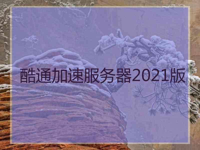 酷通加速服务器2021版