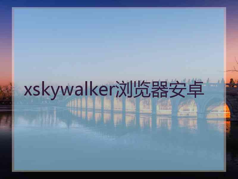 xskywalker浏览器安卓