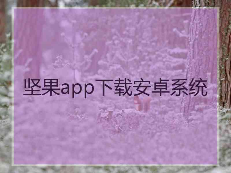 坚果app下载安卓系统