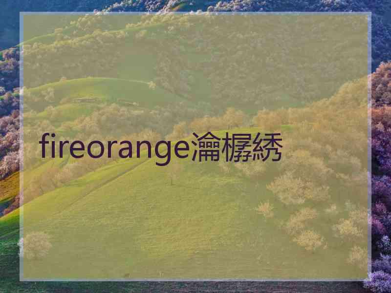 fireorange瀹樼綉