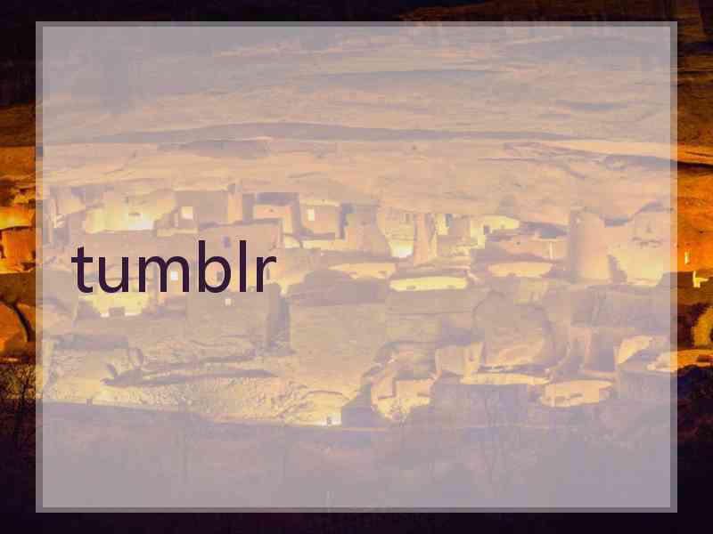 tumblr