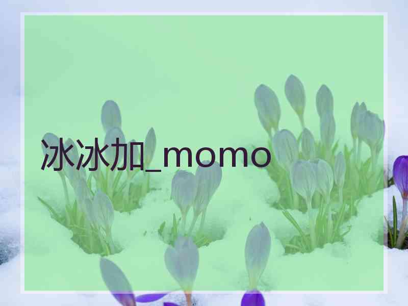 冰冰加_momo