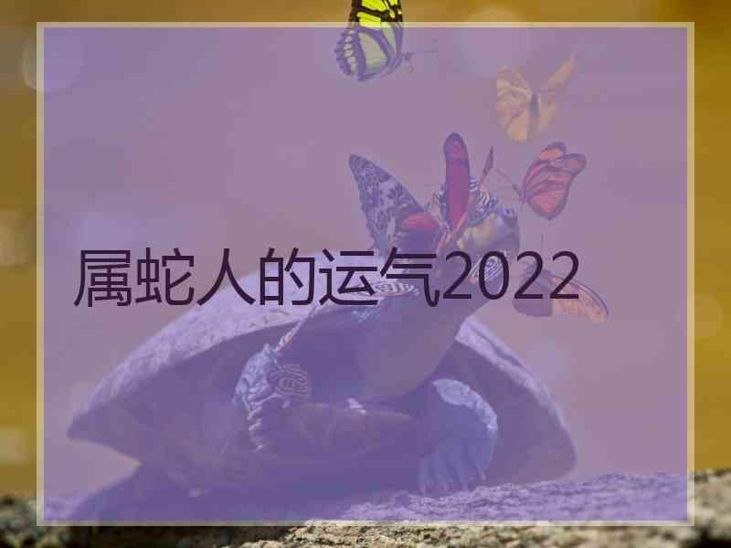 属蛇人的运气2022