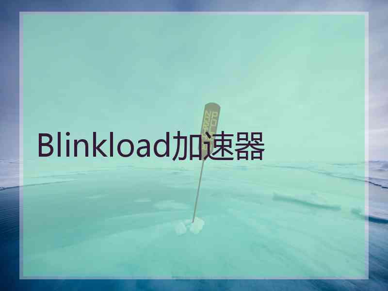 Blinkload加速器