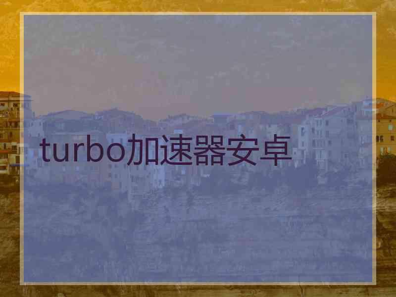 turbo加速器安卓