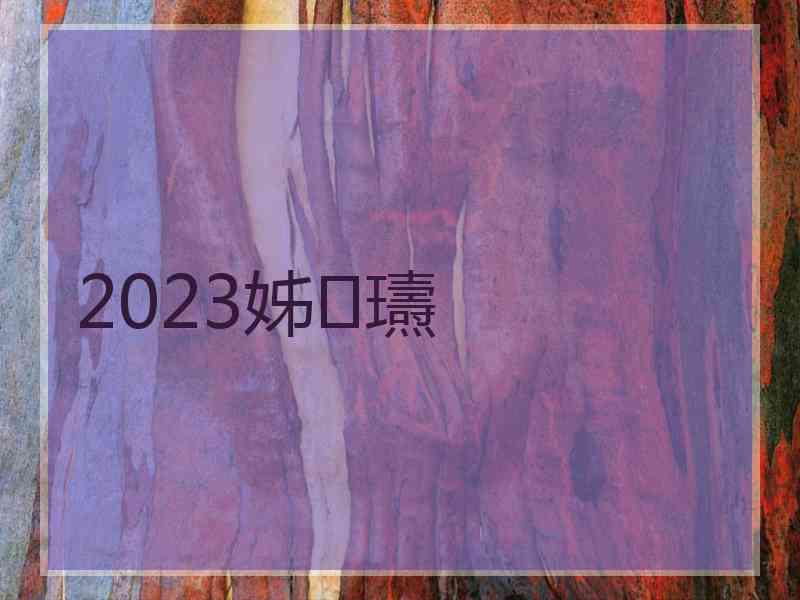 2023姊瓙