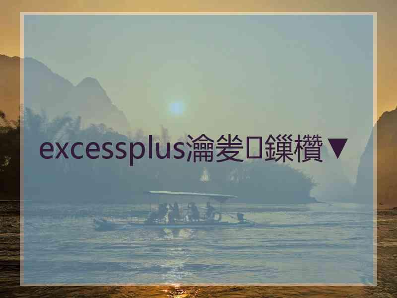 excessplus瀹夎鏁欑▼