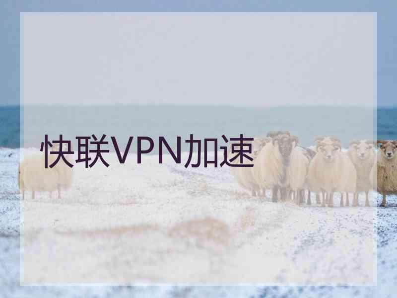 快联VPN加速