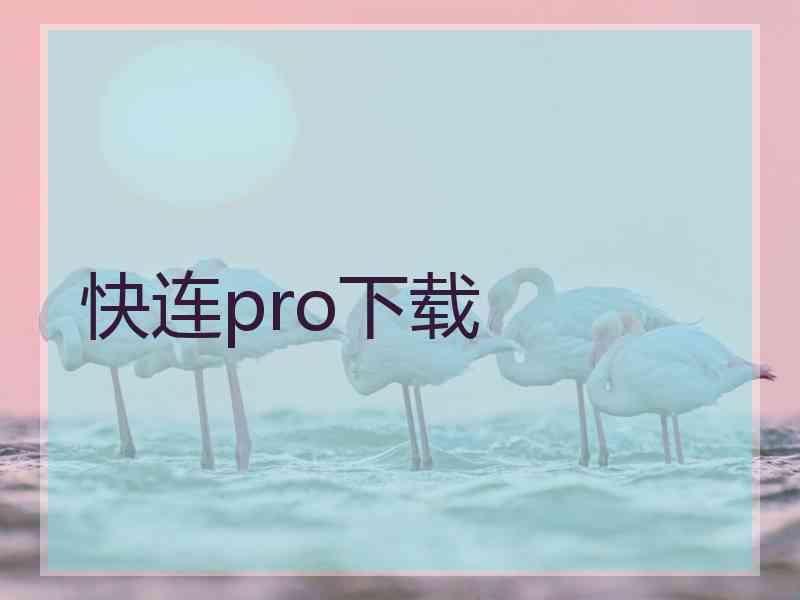 快连pro下载