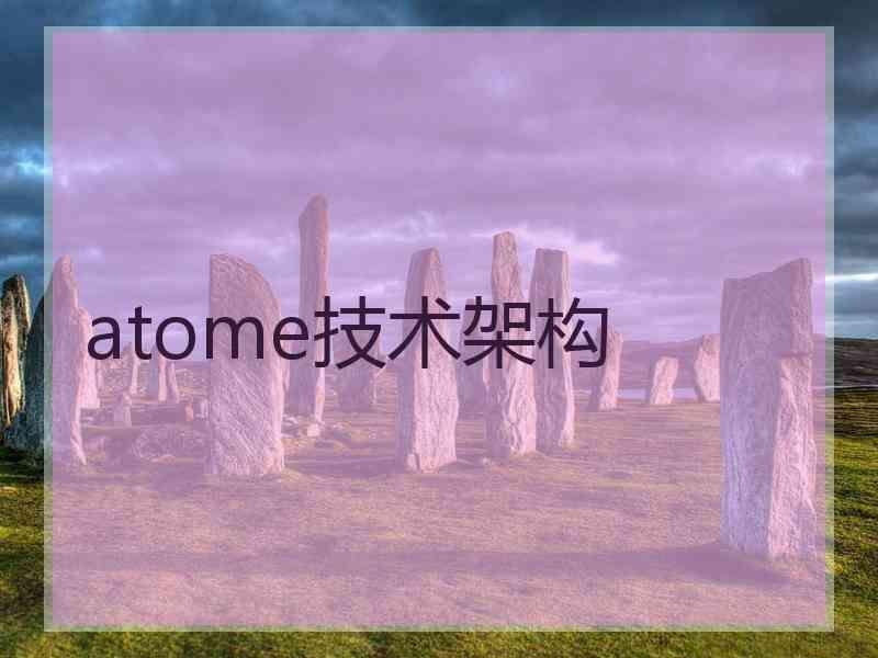 atome技术架构