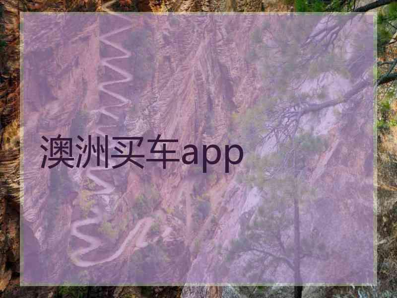 澳洲买车app