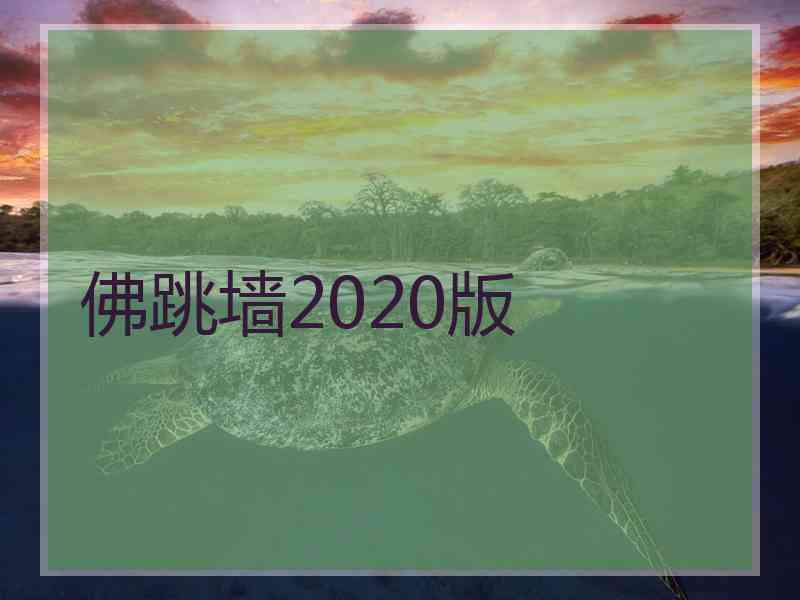 佛跳墙2020版