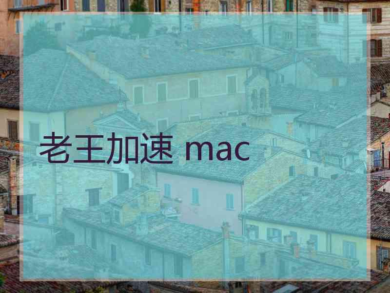 老王加速 mac