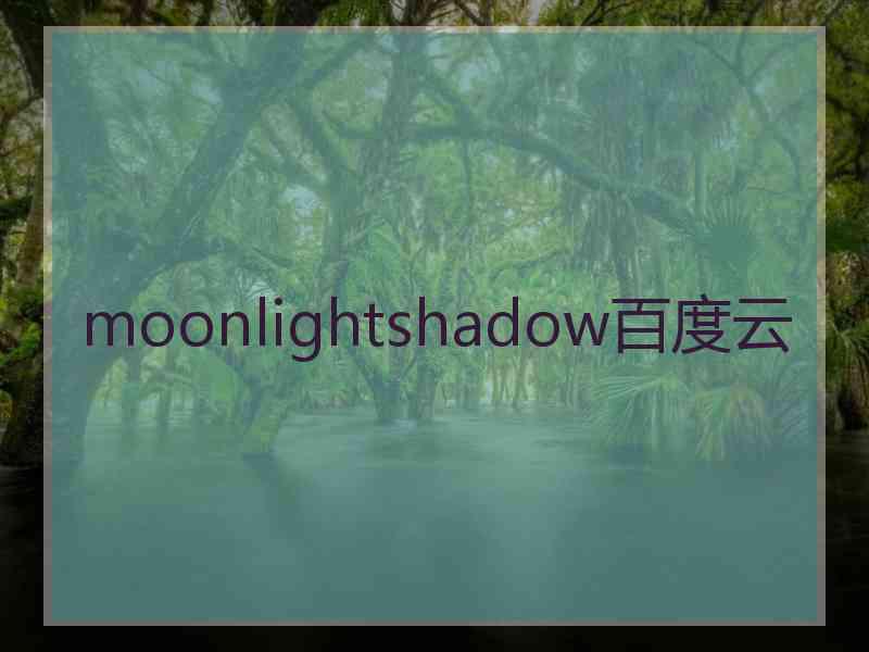 moonlightshadow百度云