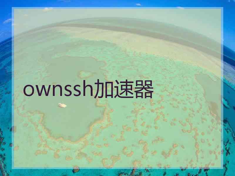 ownssh加速器