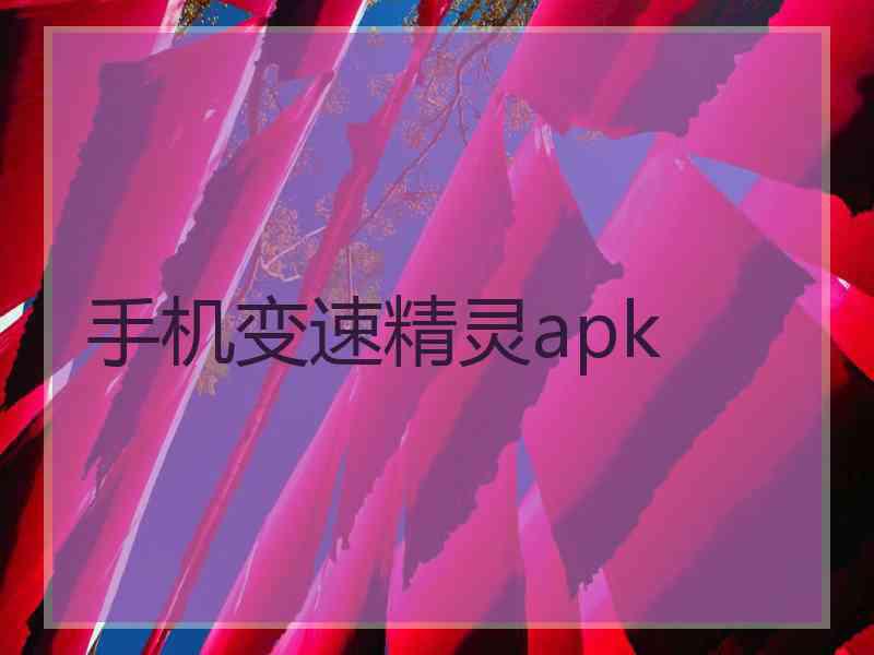 手机变速精灵apk