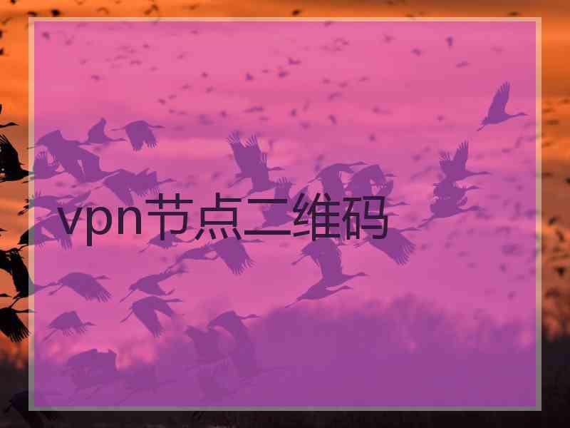 vpn节点二维码