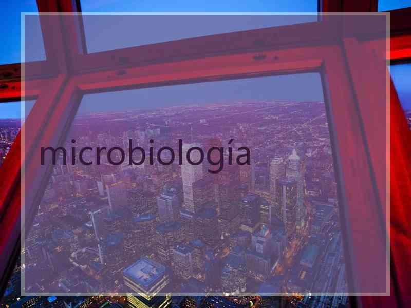 microbiología