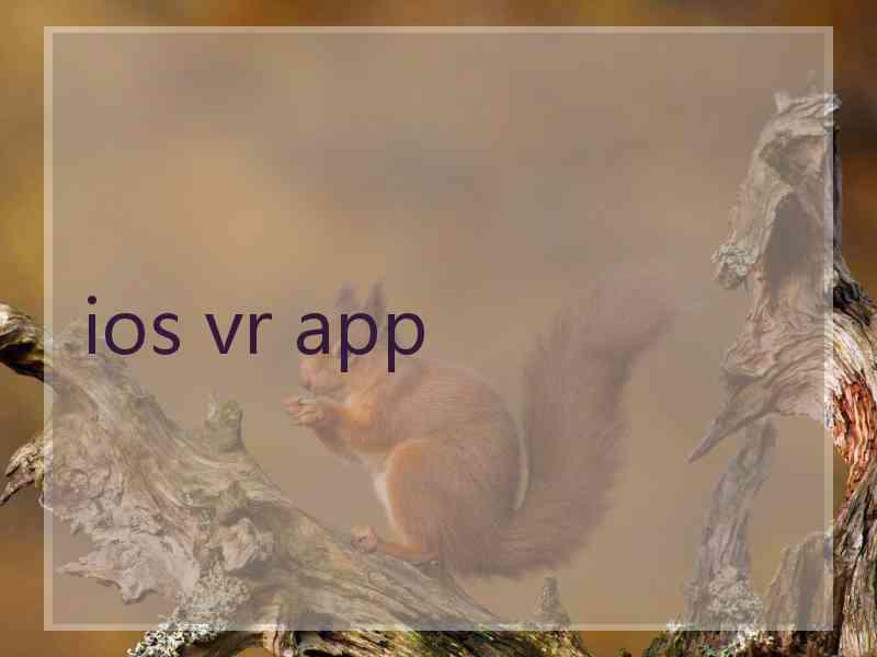 ios vr app