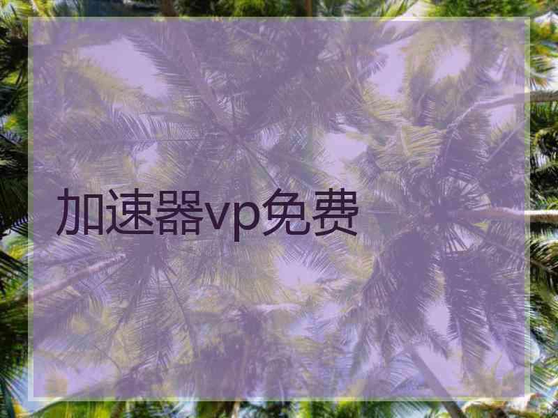 加速器vp免费