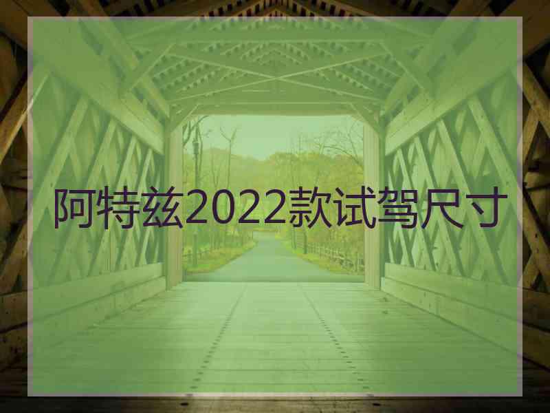 阿特兹2022款试驾尺寸