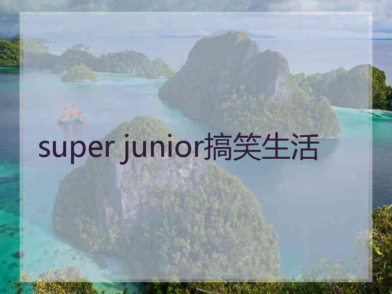 super junior搞笑生活